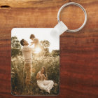 Custom Two Photo Double Sided Aluminum Keychain