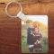 Custom Two Photo Double Sided Aluminum Keychain