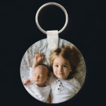 Custom Two Photo Double Sided Round Keychain<br><div class="desc">This double-sided keychain can be customized with your own images. To add text to the design simply select the "Customize It" button above for more advanced customization features.</div>