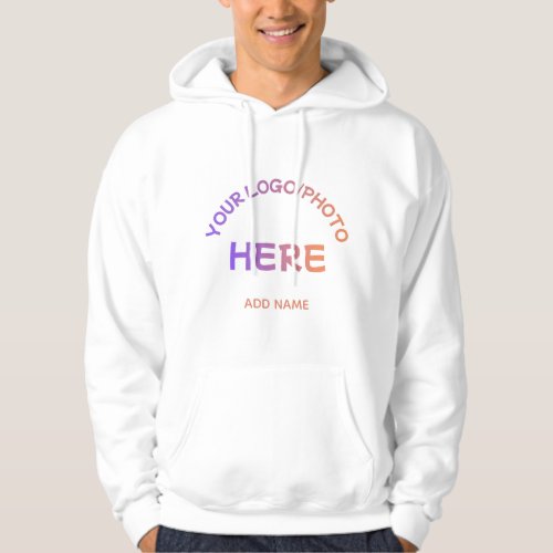Custom Two-Sided Corporate Logo Name Hoodie