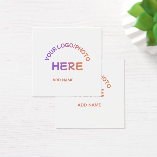 Custom Two-Sided Corporate Logo Personal Brand