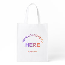 Custom Two-Sided Corporate Logo Promotional Tote