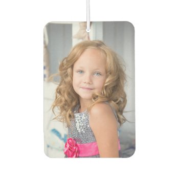 Custom Two-sided Family Photo Personalized Car Air Air Freshener by HasCreations at Zazzle