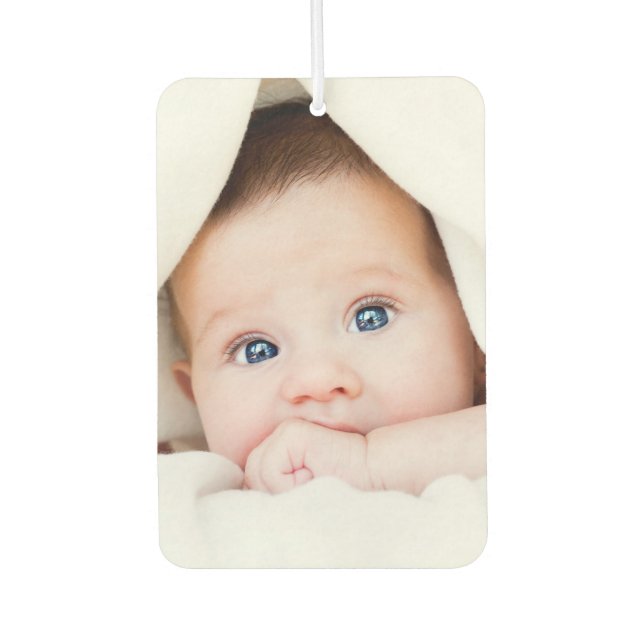 Custom Two Sided Kids Family Photo Air Freshener (Front)