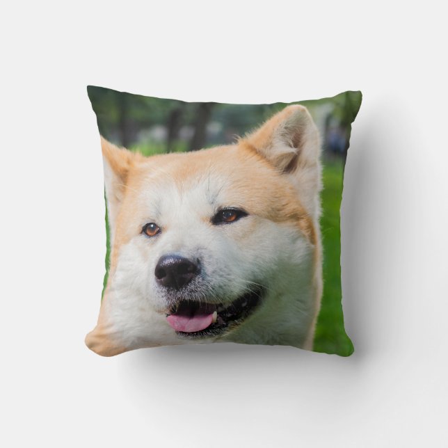 Custom Two-Sided Photo Personalized Throw Pillow (Front)
