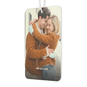 Custom Two-Sided Photo & text Car Air Freshener