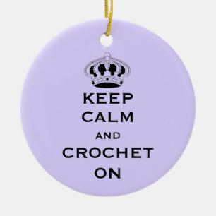 Custom Two-Sides Quote Lavender Porcelain Keepsake Ceramic Ornament