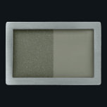 Custom Two-Tone Belt Buckle – Sparkle   Matte Moss<br><div class="desc">This dual-finish belt buckle makes a bold yet balanced impression with a vertical split of textures—subtle sparkle moss green on the left, smooth matte on the right. Set in brushed metal, it’s a geometric essential for custom fashion, team accessories, or elevated merchandise. The contrast in textures offers not just visual...</div>