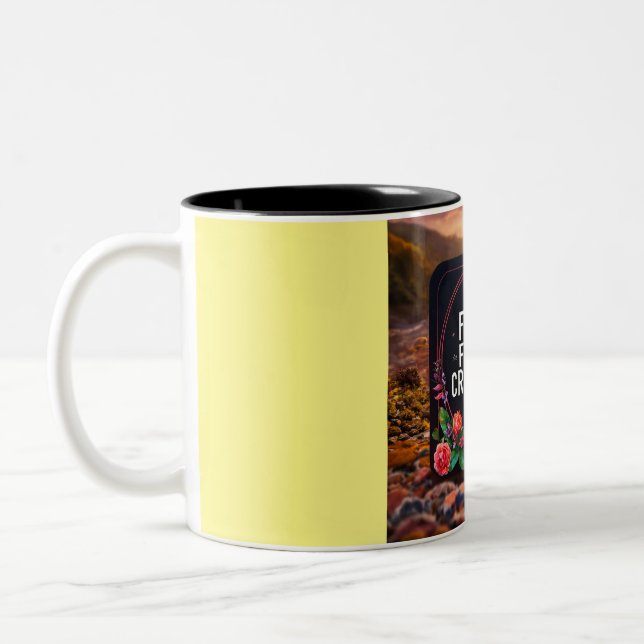 "Custom Two-Tone Mug | Stylish & Personalized Coff (Left)