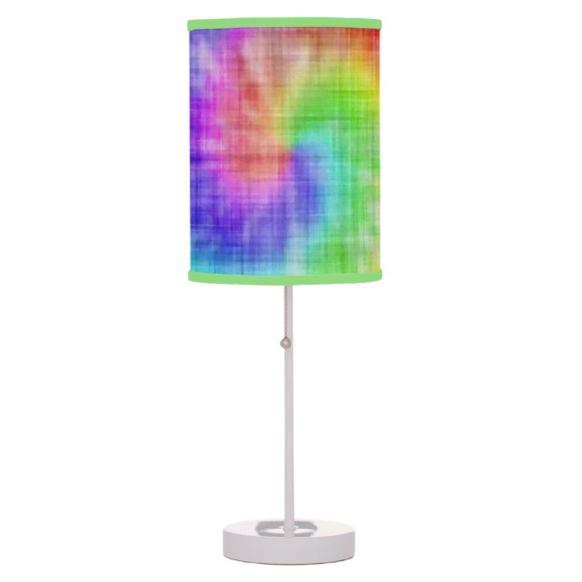 Custom Tye Dye 'look' Lamp (Front)