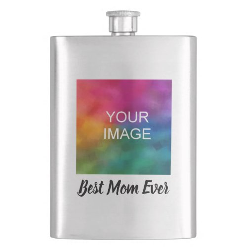 Custom Typography Best Mom Ever Cute Template Flask