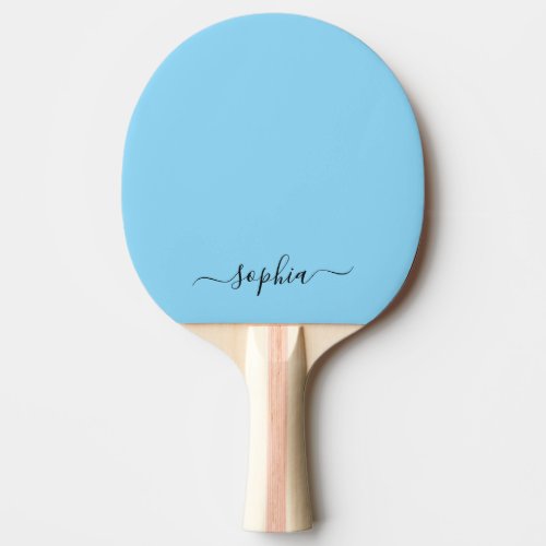 Custom Typography Name Full Print Ping Pong Paddle