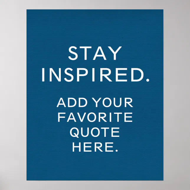 Custom Typography Poster Inspirational Quote Poster Zazzle Custom Typography Poster Inspirational Quote Poster Zazzle
