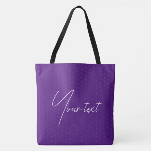 Custom Typography Replace Your Name Text Large Tote Bag