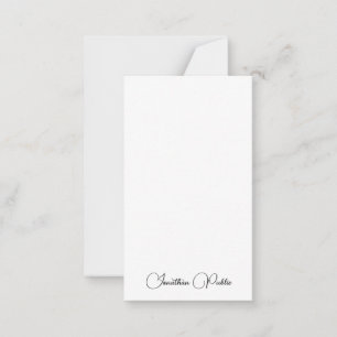 Custom Typography Script Name Template Modern