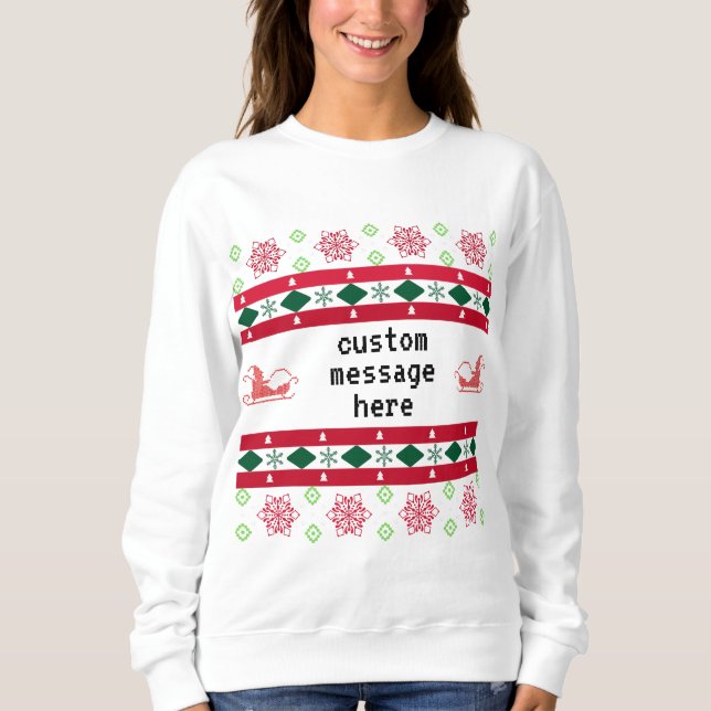 Custom Ugly Christmas Sweater (Front)