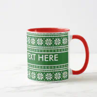 Personalized Festive Friends Christmas Mug- Personal Creations Customized Mugs Coffee Tea Drinkware Gifts