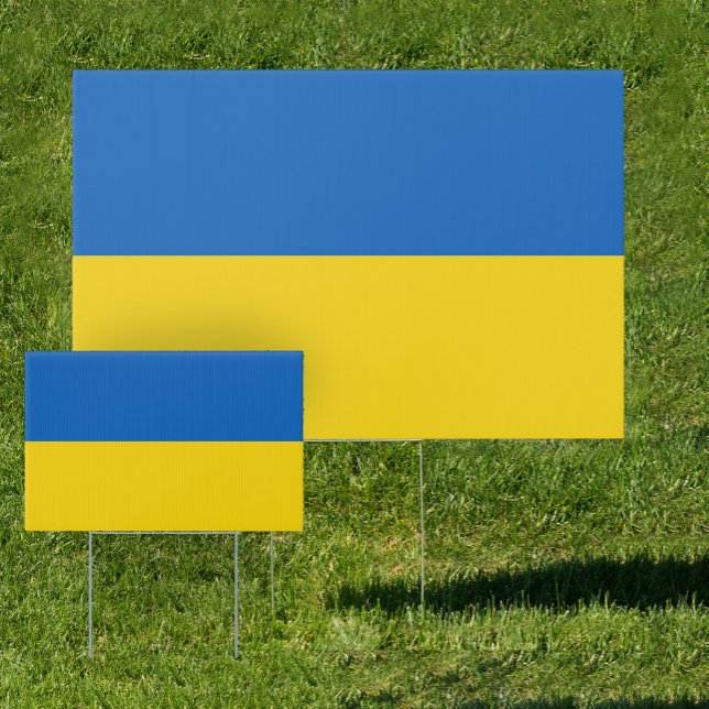 Custom Ukraine Flag Yard Signs (ukraine)