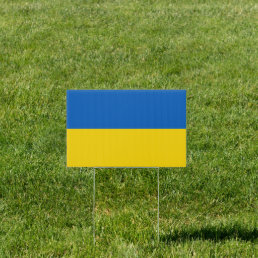 Custom Ukraine Flag Yard Signs