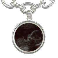 Custom Ultrasound Photo Charm Bracelet