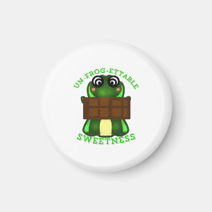 Custom Un-frog-ettable Sweetness Frog Gift Magnet