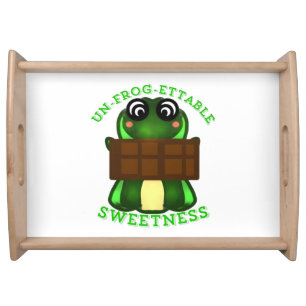 Custom Un-frog-ettable Sweetness Frog Gift Serving Tray