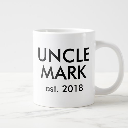 Custom Uncle Mug New baby Pregnancy Announcement