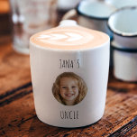 "Custom Uncle | Personalized Photo  Espresso Cup<br><div class="desc">Give your uncle the perfect blend of sentiment and style with this personalized photo espresso mug! Featuring a sleek design and space for your favorite photo, this mug is ideal for creating a heartfelt, custom gift. Add a special message or his name to make it uniquely his. Perfect for birthdays,...</div>