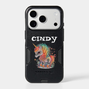 CUSTOM UNICORN OTTER BOX IPHONE CASE
