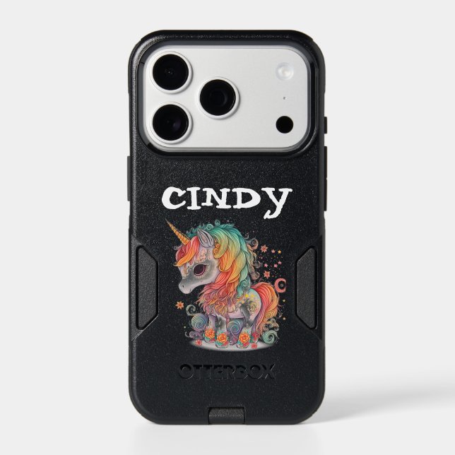 CUSTOM UNICORN OTTER BOX IPHONE CASE (Back)