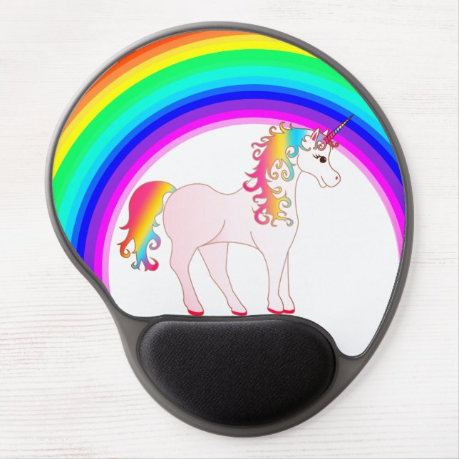 Custom Unicorn Print Mouse Pad (Front)
