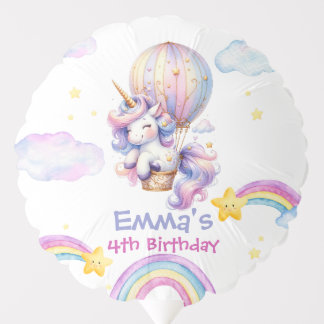 Custom Unicorn-Themed Air-Filled Balloon