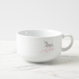 Custom Unicorn Your Business Logo Soup Mug