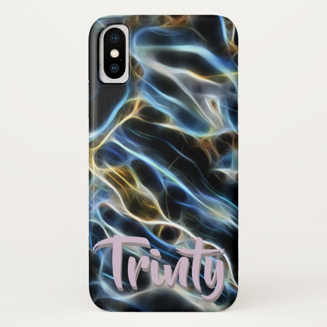 Custom unique artistic geometric Iphone x case (Back)