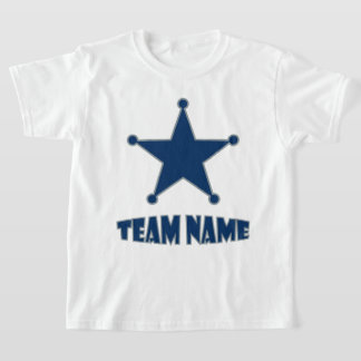 Custom Unique Personalized Kids Star T-Shirt