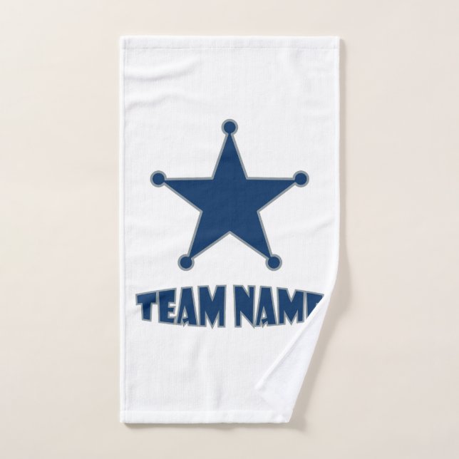 Custom Unique Personalized Star Hand Towel (Hand Towel)