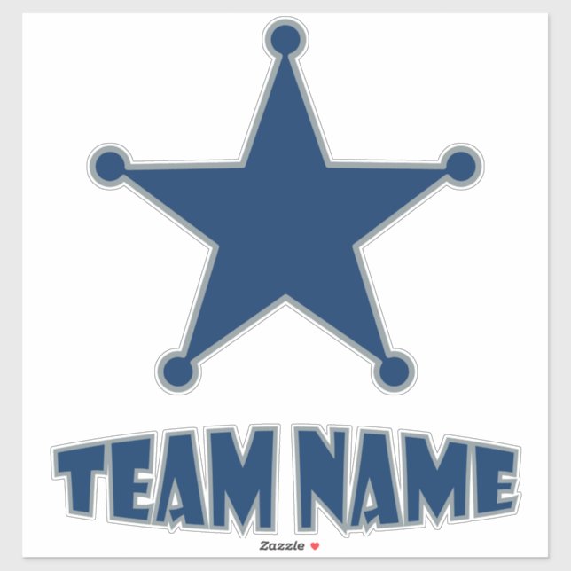 Custom Unique Personalized Star Sticker (Sheet)