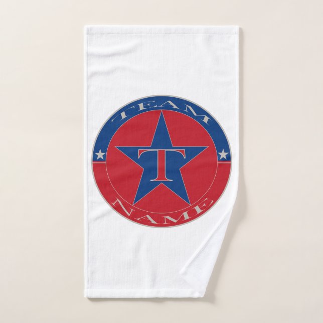 Custom Unique Personalized Team Name Hand Towel (Hand Towel)