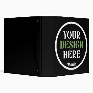 custom, unique, sleek & minimalist 3 ring binder