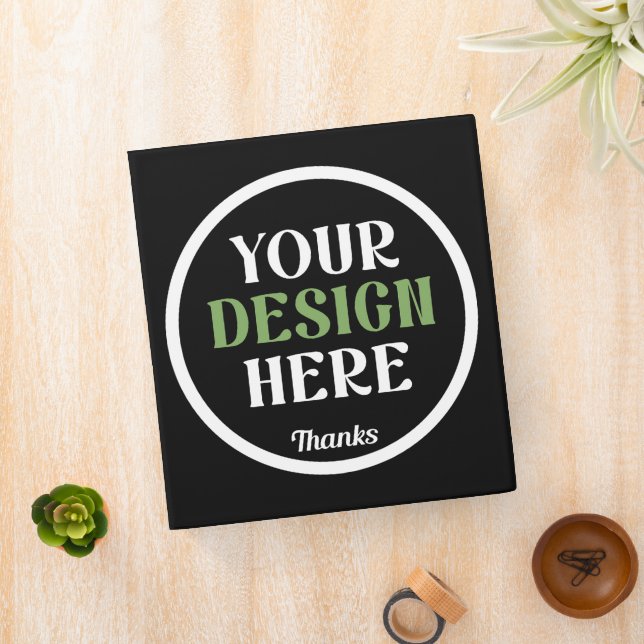 custom, unique, sleek & minimalist 3 ring binder (In Situ)