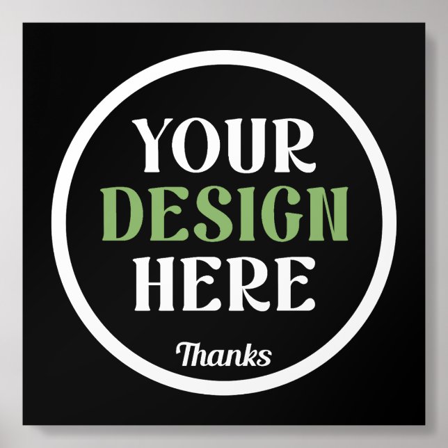 custom, unique, sleek & minimalist acrylic photo tile (Front Set)