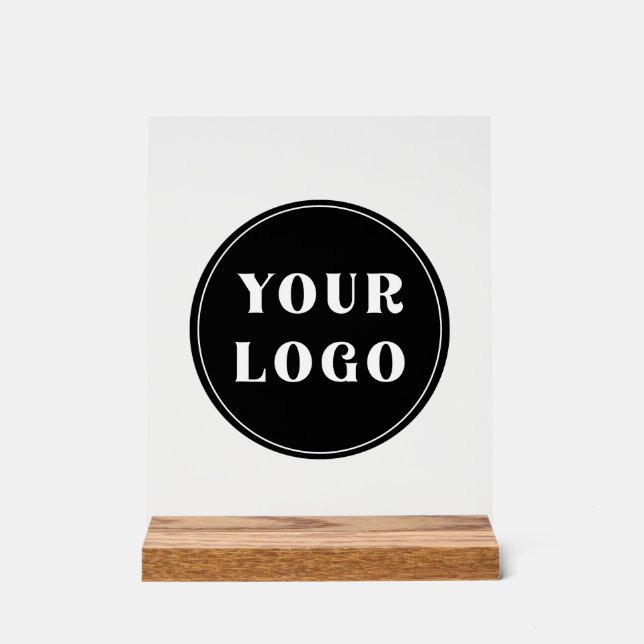 custom, unique, sleek & minimalist acrylic sign (Front)