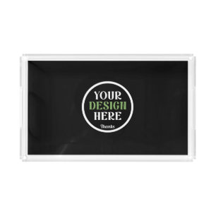 custom, unique, sleek & minimalist acrylic tray