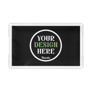 custom, unique, sleek & minimalist acrylic tray