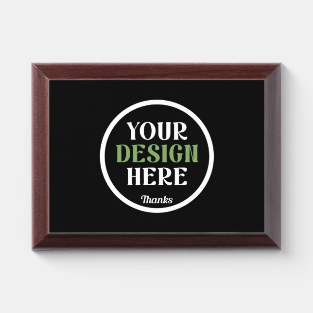 custom, unique, sleek & minimalist award plaque (Horizontal)
