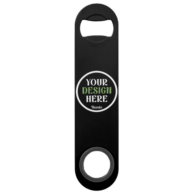 custom, unique, sleek & minimalist bar key (Front)