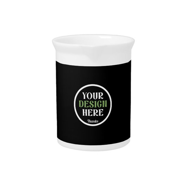 custom, unique, sleek & minimalist beverage pitcher (Front)