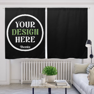 custom, unique, sleek & minimalist blackout curtains