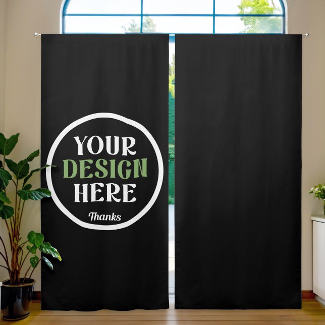 custom, unique, sleek & minimalist blackout curtains (Living Room)