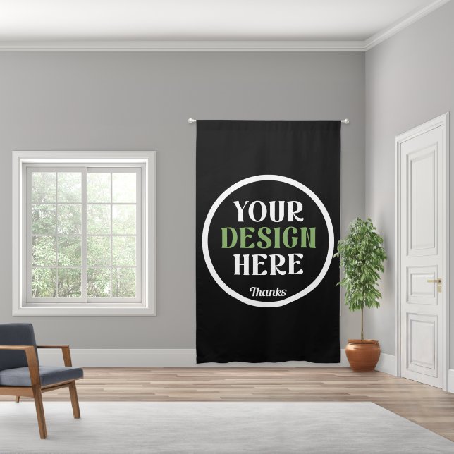 custom, unique, sleek & minimalist blackout curtains (Wide)